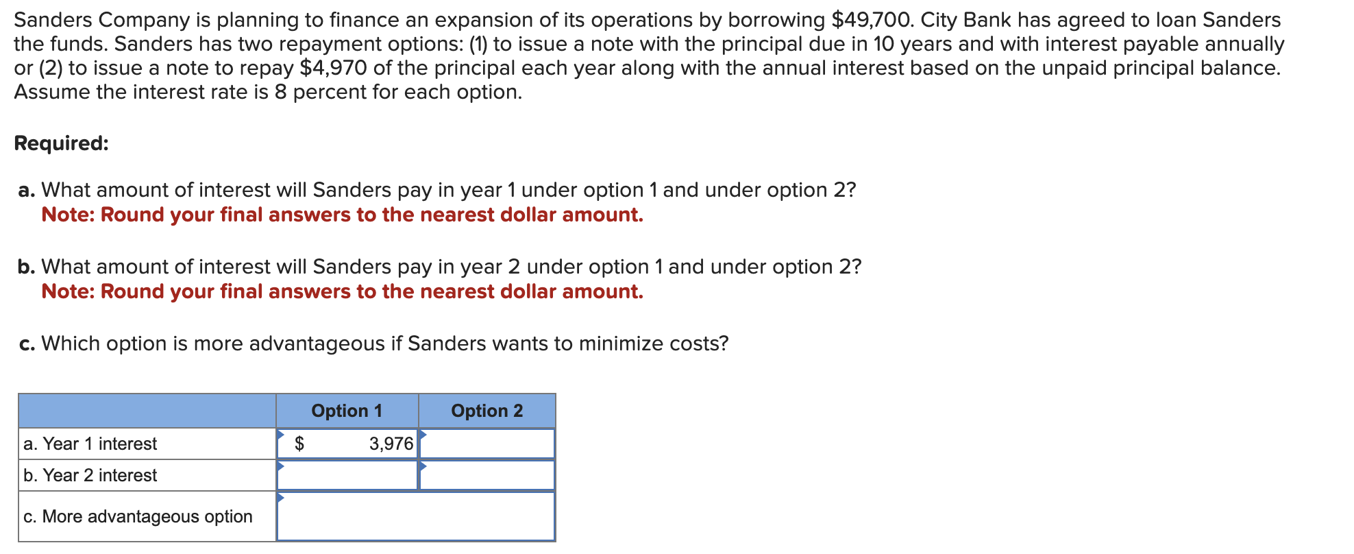 Solved Sanders Company Is Planning To Finance An Expansion | Chegg.com