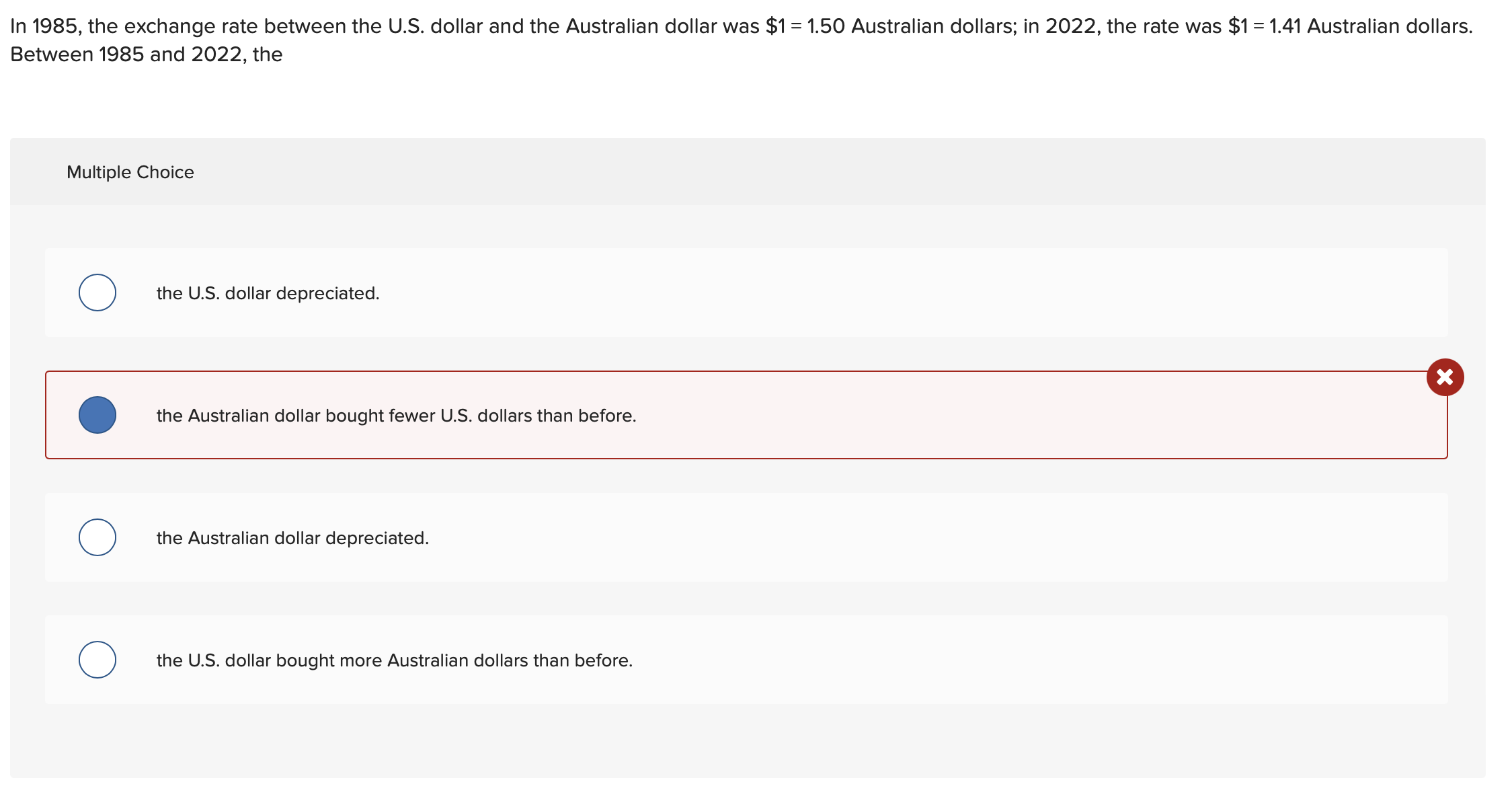 solved-in-1985-the-exchange-rate-between-the-u-s-dollar-chegg