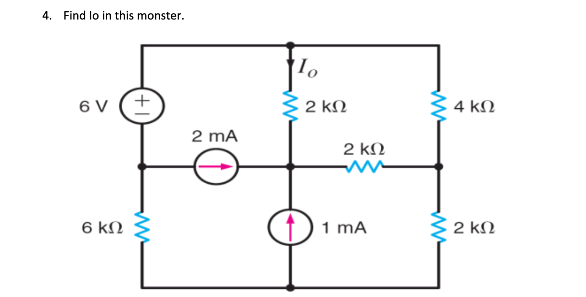 Solved 4. Find lo in this monster. | Chegg.com