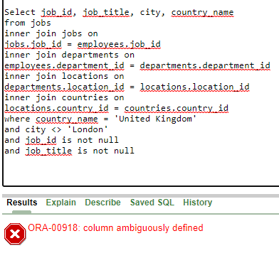 Solved Display The Jobs That Are Located In Outside London | Chegg.Com