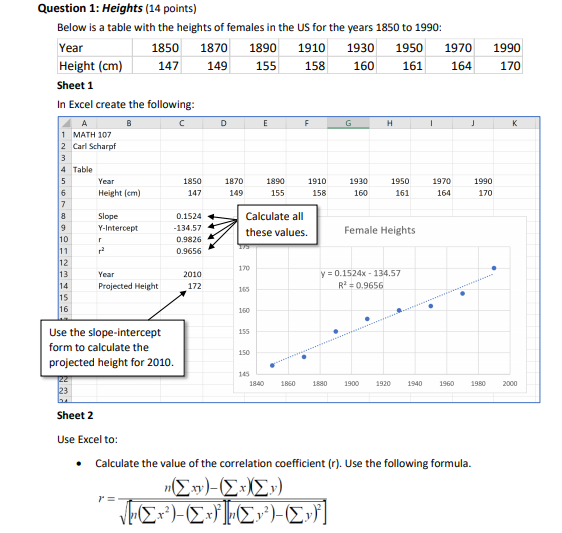 Solved Can you solve this problem, and show it in excel as | Chegg.com