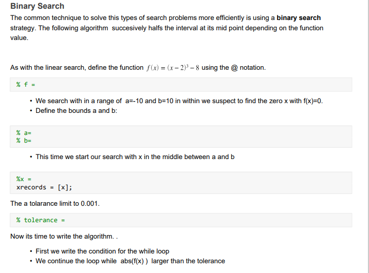 Solved Binary Search The Common Technique To Solve This | Chegg.com