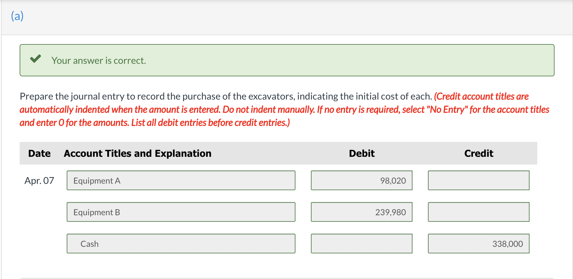 Solved On April 7, 2024, Crane Corporation purchased two