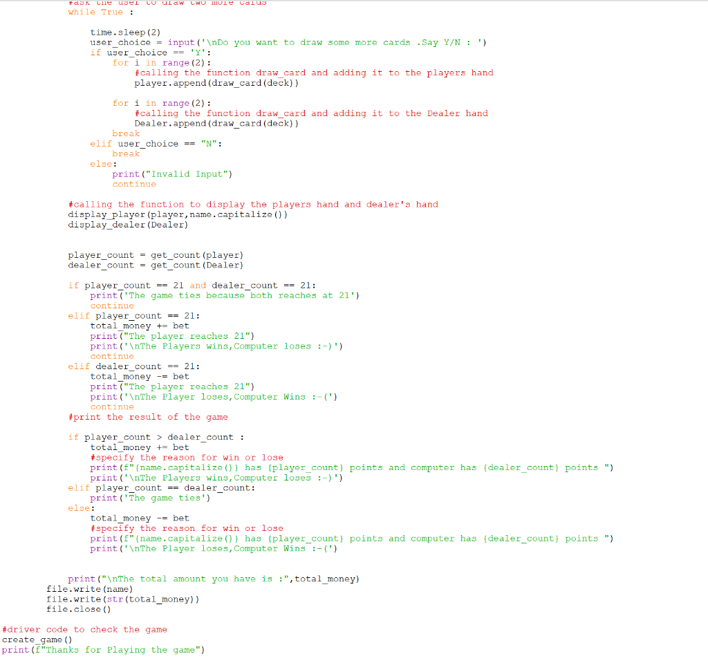 Solved Adjust and modify this Python code to include the | Chegg.com