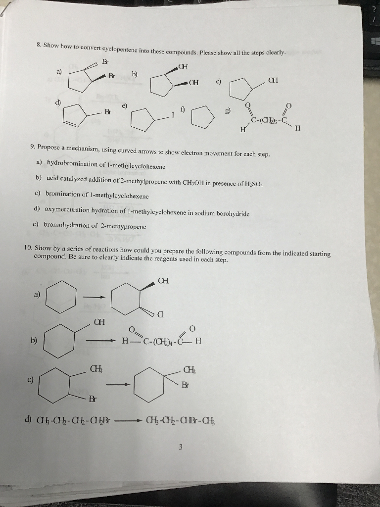 Solved Please show how to solve each step by step & please | Chegg.com