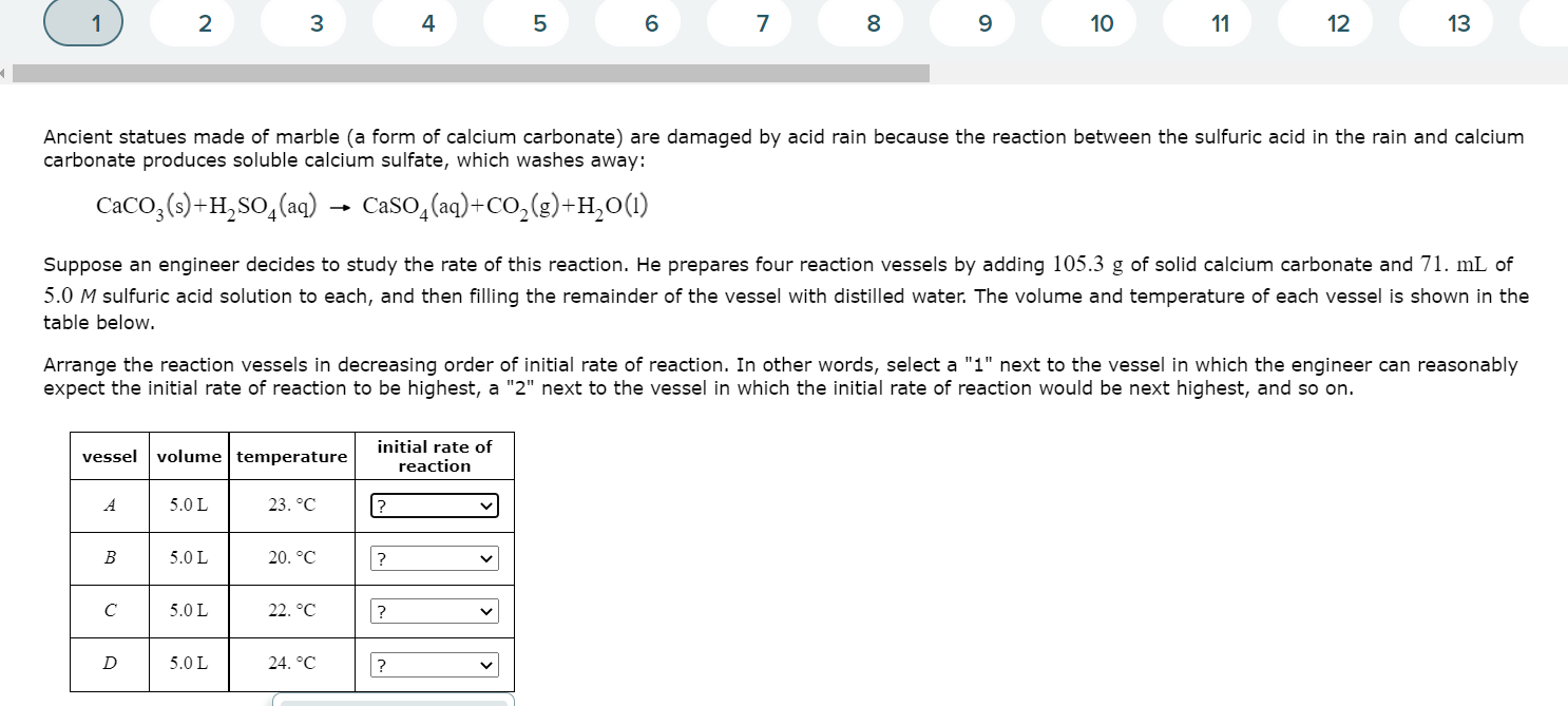 Solved 1 2 3 4 5 6 7 8 9 10 11 12 13 Ancient statues made