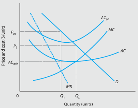 Solved Figure 11.1 Limit Pricing Which of the following | Chegg.com