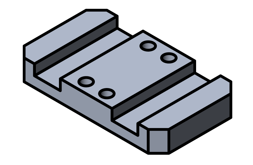 Solved Add geometric control frames to control the position | Chegg.com