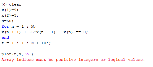 Solved Using This Given Sample Code In Matlab, Seeking To | Chegg.Com