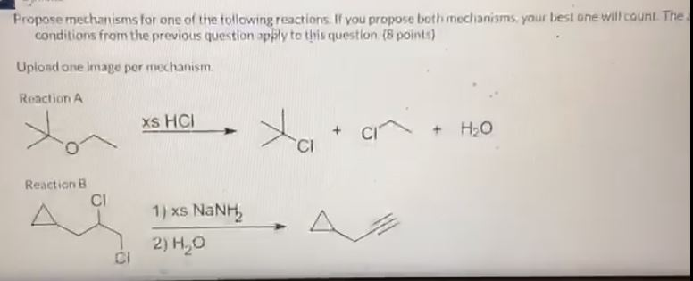 Solved Propose mechanisms for one of the following | Chegg.com