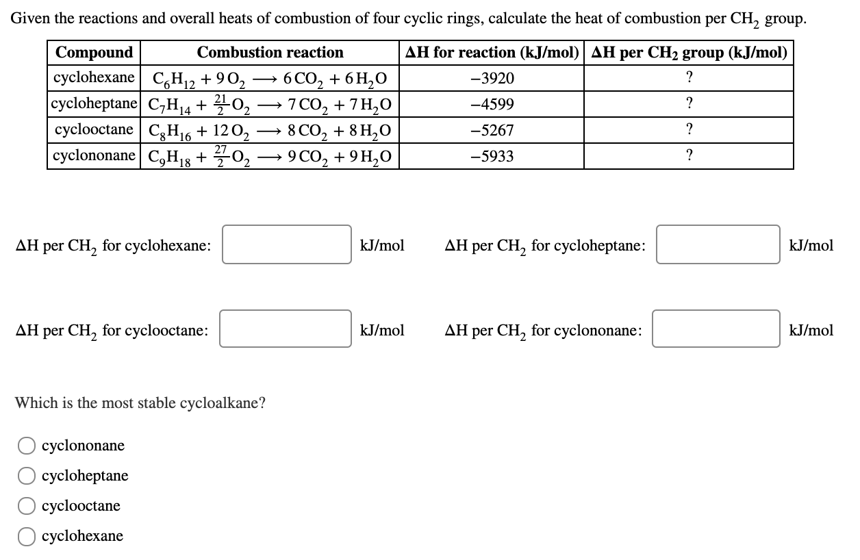 Solved Given the reactions and overall heats of combustion
