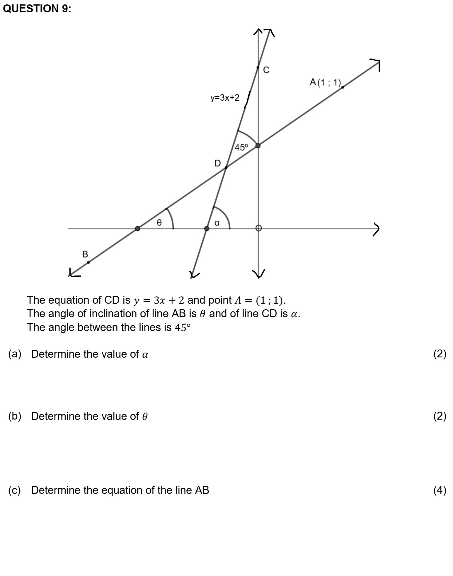 solved-the-equation-of-cd-is-y-3x-2-and-point-a-1-1-the-chegg