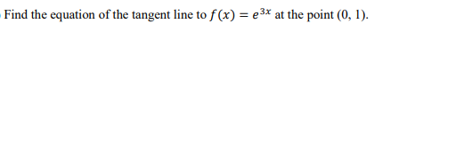 Solved Find The Equation Of The Tangent Line To F X 23x