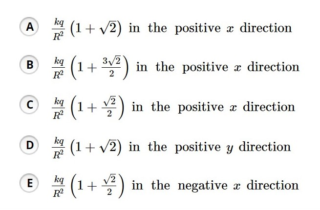 Solved Five equal positive charges q are equally spaced on a | Chegg.com