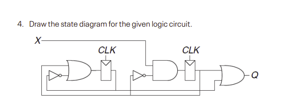Logic Math State Graph Solved 4. Draw the state diagram for the given logic | Chegg.com