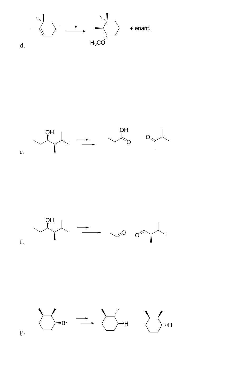 Solved Devise A Synthesis Of Each Of The Products | Chegg.com