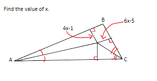 find the value of 5x-6