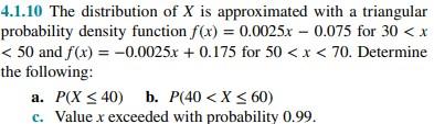Solved 4.3.5 Determine the mean and variance of the random | Chegg.com