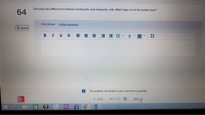 Solved Describe two differences between prokaryotic and | Chegg.com
