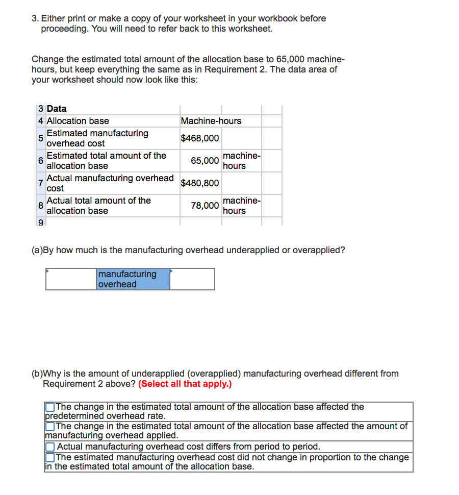 Solved 3. Either print or make a copy of your worksheet in | Chegg.com