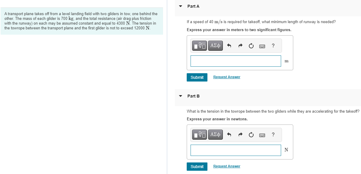 Solved A transport plane takes off from a level landing