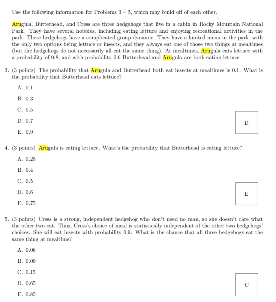 Solved Explain The Math Probability Solution, Please Show | Chegg.com