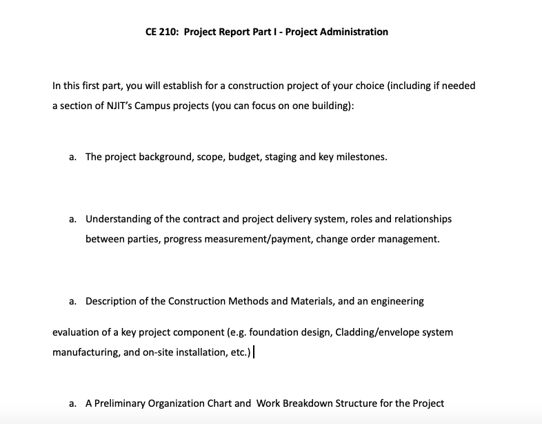 Project report of Administration