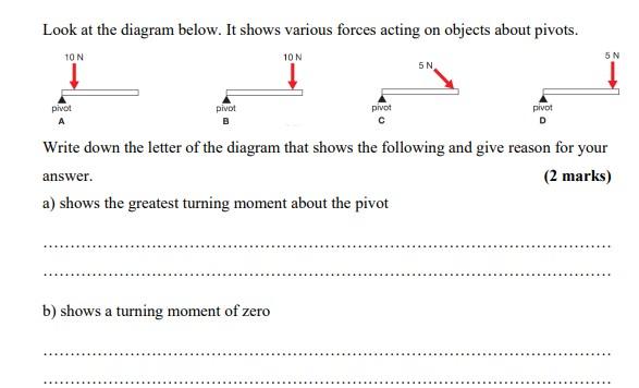 Solved Look At The Diagram Below. It Shows Various Forces | Chegg.com