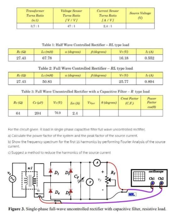 Current Sensor Transformer Turnux Ratio (1:1) Voltage | Chegg.com