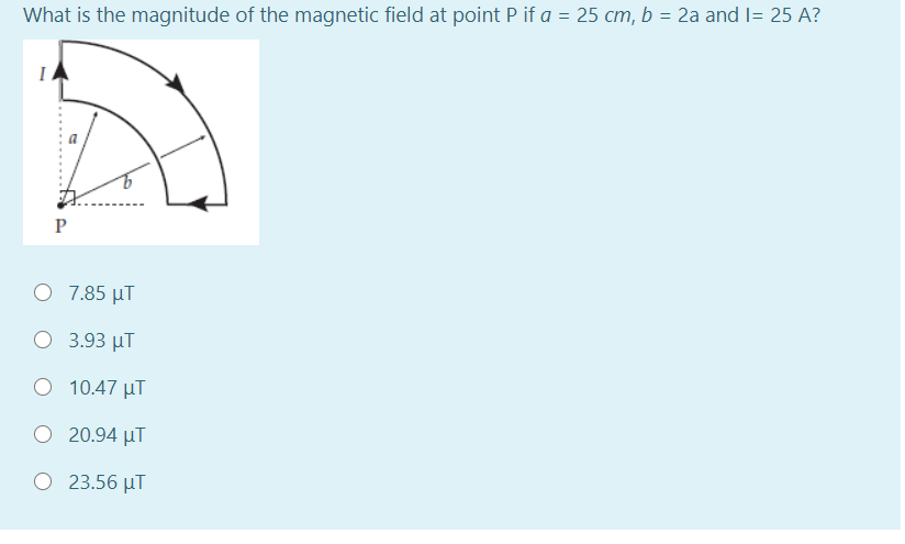 Solved What is the magnitude of the magnetic field at point | Chegg.com