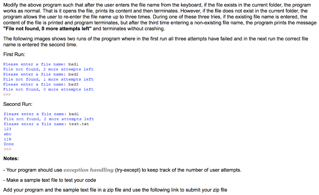 Solved Modify the above program such that after the user | Chegg.com