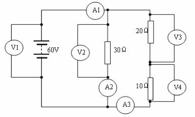 Solved Find the Readings of the voltmeters and ammeters in | Chegg.com