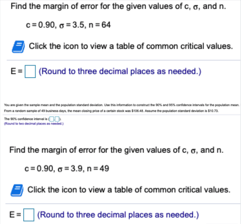 solved-find-the-margin-of-error-for-the-given-values-of-c-chegg