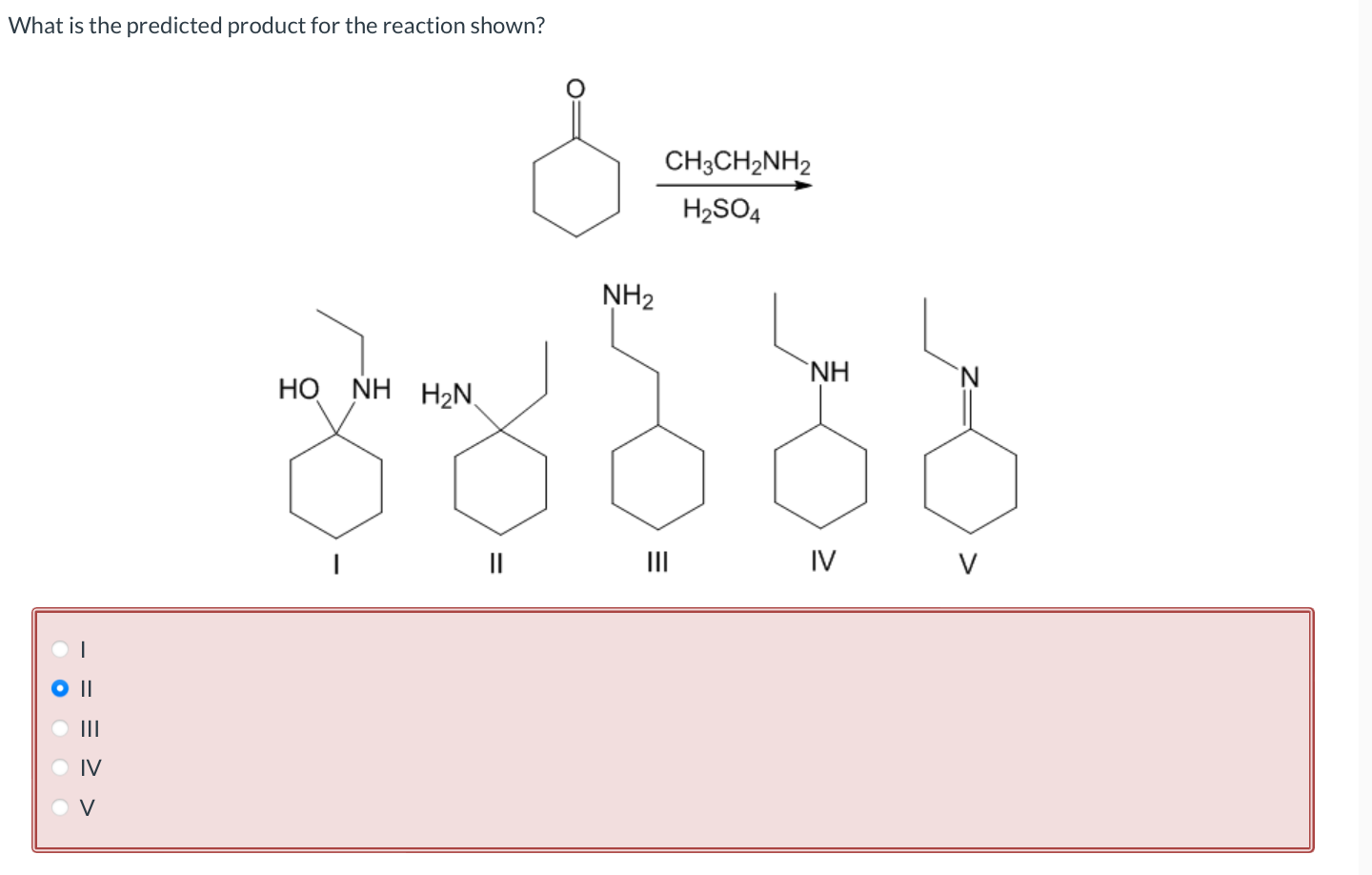 Solved What Is The Predicted Product Of The Reaction Shown