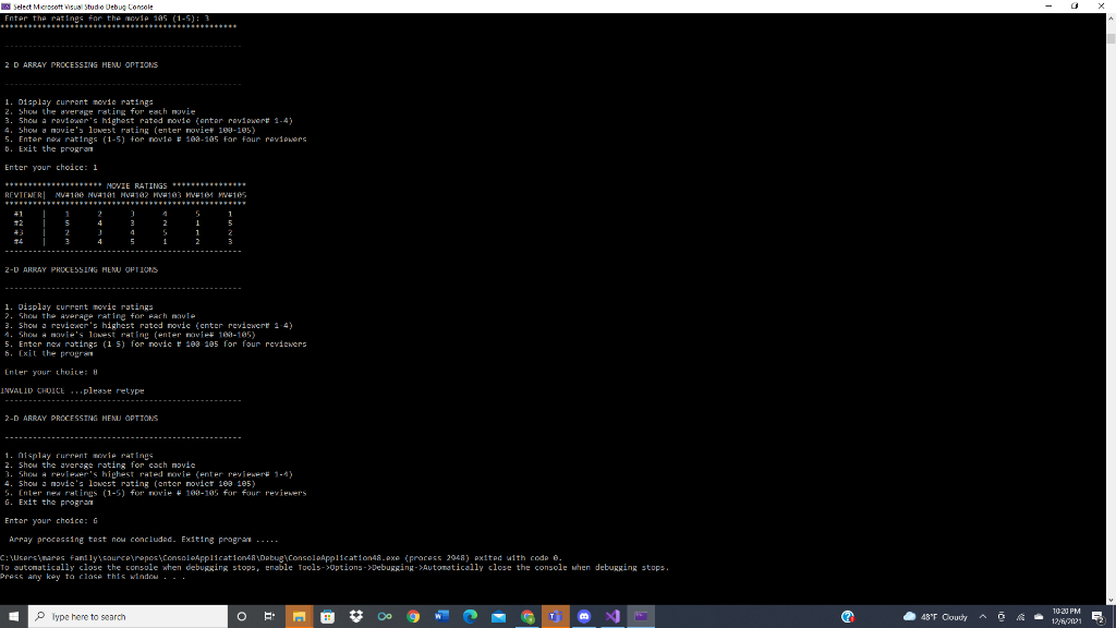 Solved I having trouble with the output of my program This | Chegg.com