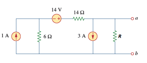 Solved Consider the circuit given below, where R = 7 Ω. | Chegg.com