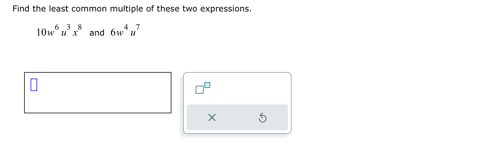 find first two common multiple of 6 and 8
