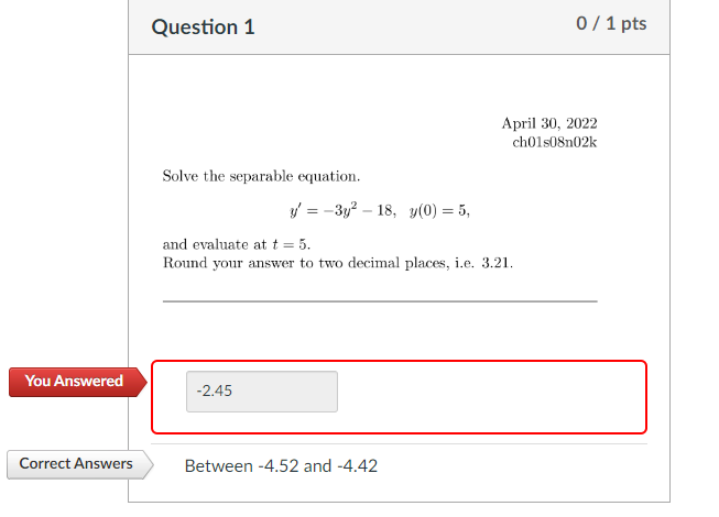 Solved Solve The Separable Equation Y 3y 2 18 Y 0 5 Chegg