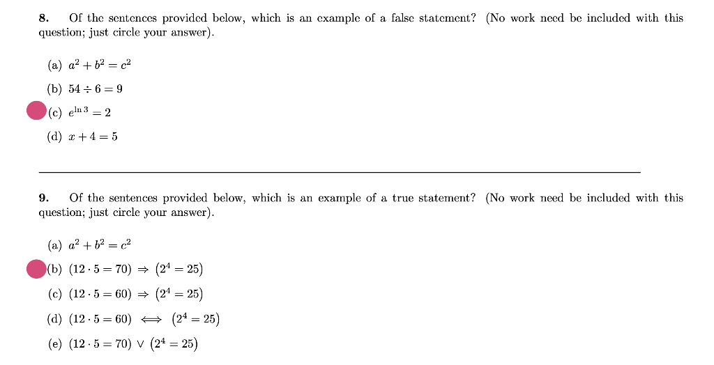 Solved I Think My Answer For Q8 Is C And Q9 Is B. Please | Chegg.com