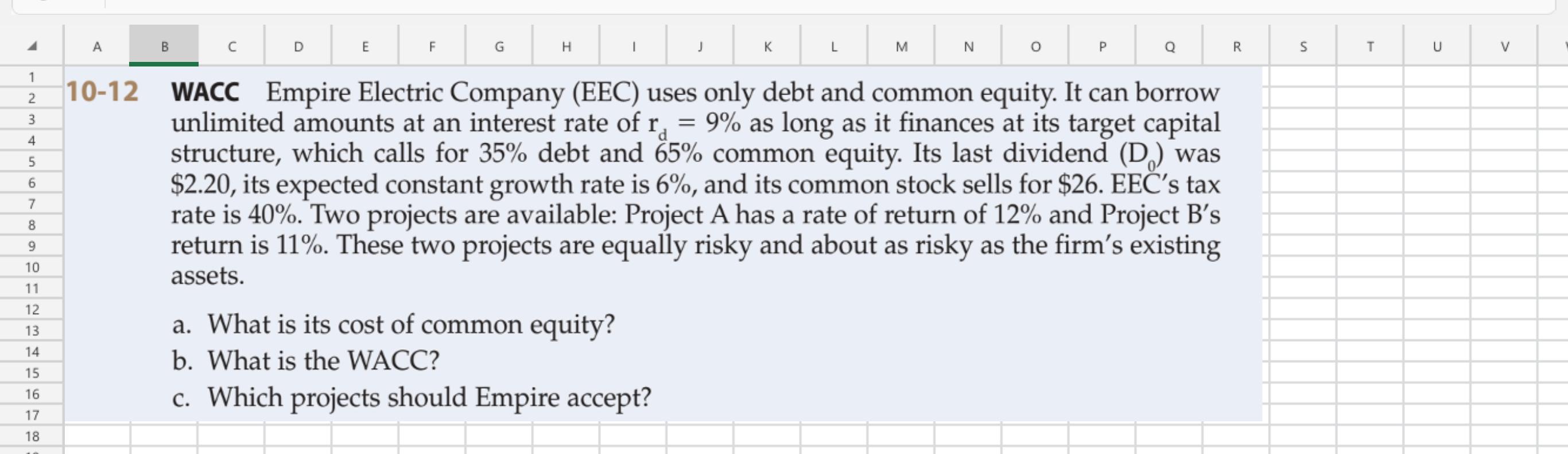Solved Please solve using an excel format and show me | Chegg.com