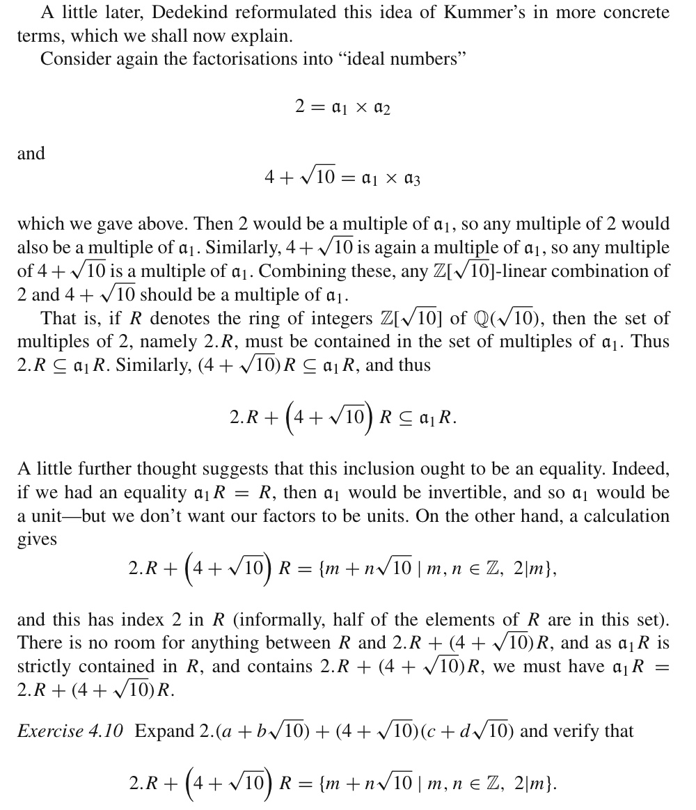 Solved A Little Later, Dedekind Reformulated This Idea Of | Chegg.com