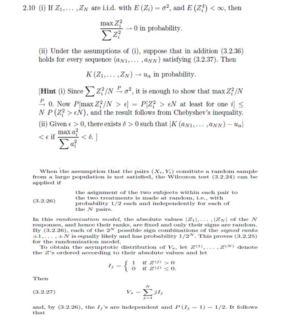 2 10 I If 21 Zn Are I I D With E Z O Chegg Com
