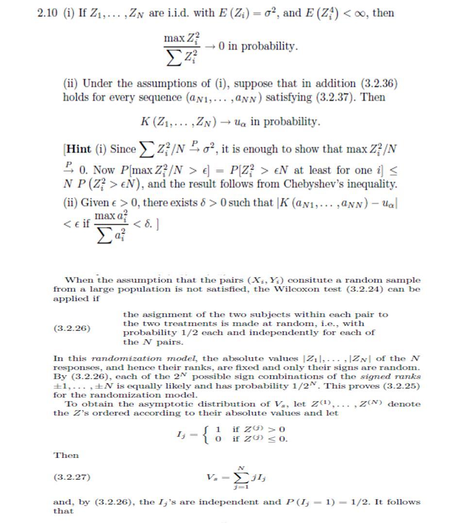 2 10 I If 21 Zn Are I I D With E Z O Chegg Com