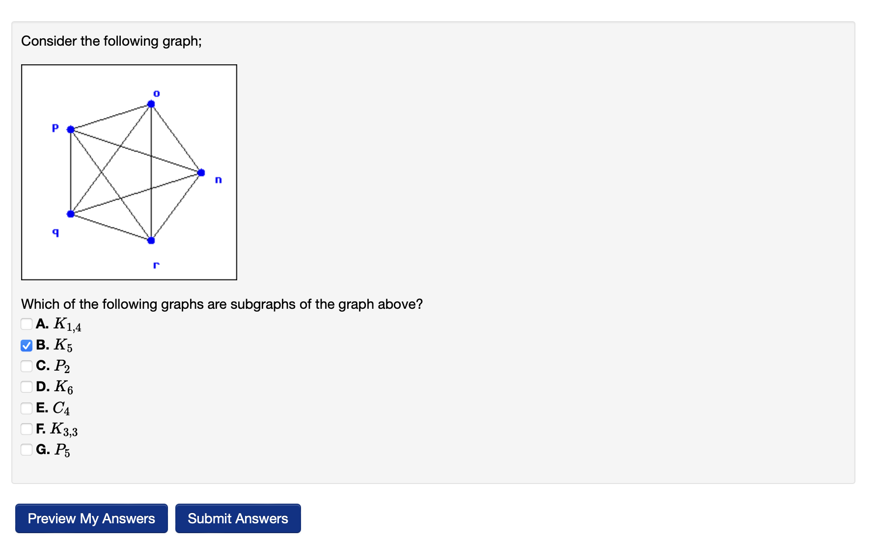 Solved Consider The Following Graph; Which Of The Following | Chegg.com