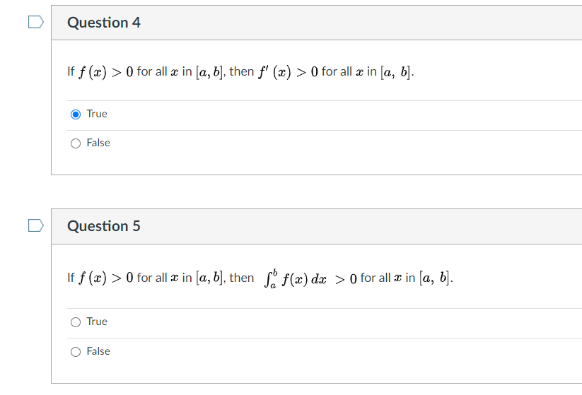Solved Question 4 If F X 0 For All Ae In A B Then Chegg Com