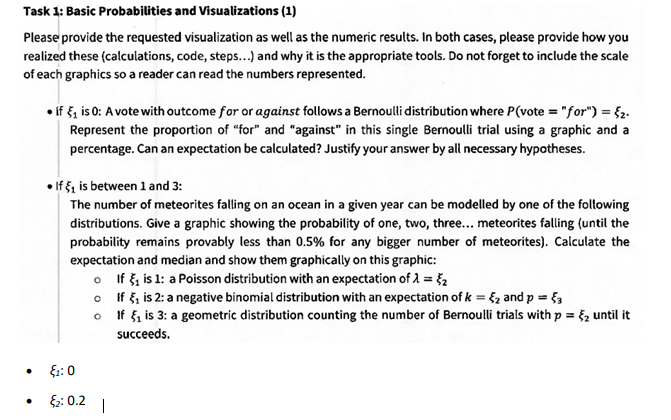 Solved Task 1: Basic Probabilities and Visualizations (1) | Chegg.com