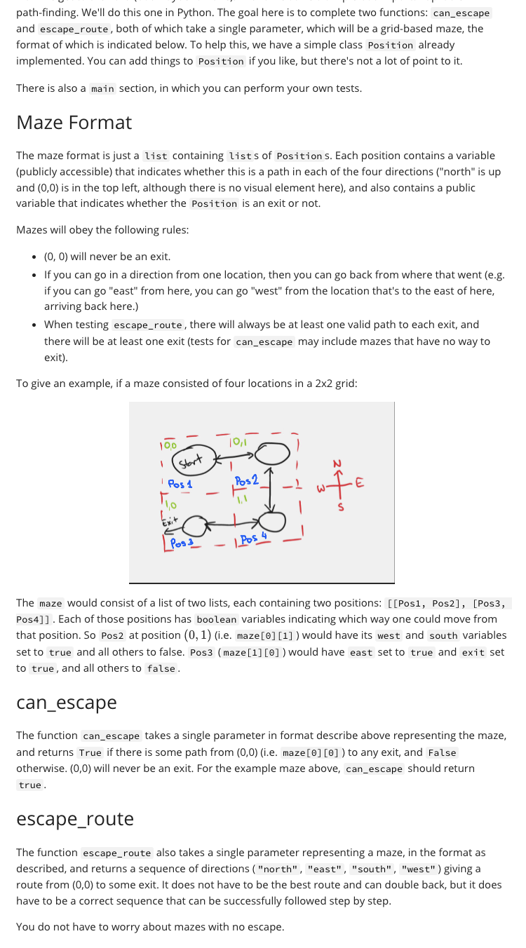 Solved Path-finding. We'll Do This One In Python. The Goal | Chegg.com