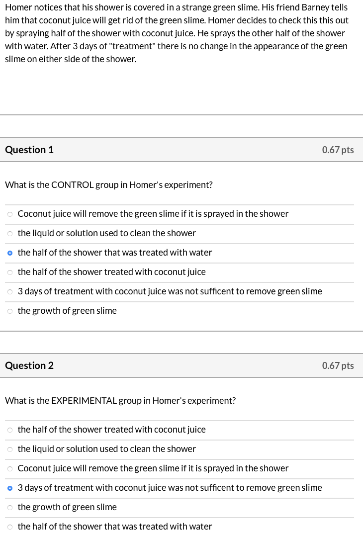 Solved A CONTROLLED EXPERIMENT & THE VARIABLES A | Chegg.com