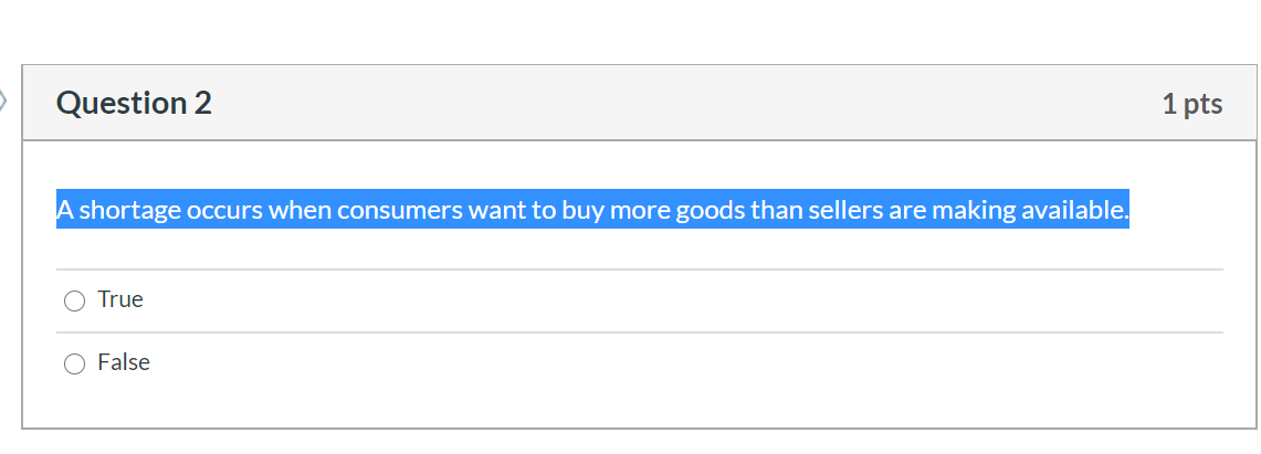 Solved Question 10 1 pts The free market maximizes the gains | Chegg.com
