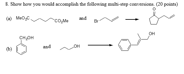 Solved 8. Show how you would accomplish the following | Chegg.com